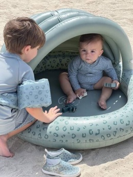 The Swim Essentials Basen z daszkiem 100 cm Green Leopard