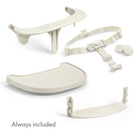 Elodie Details - krzesełko do karmienia GRACE, Vanilla White