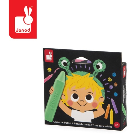 Janod Kreda chodnikowa 6 kolorów 3+