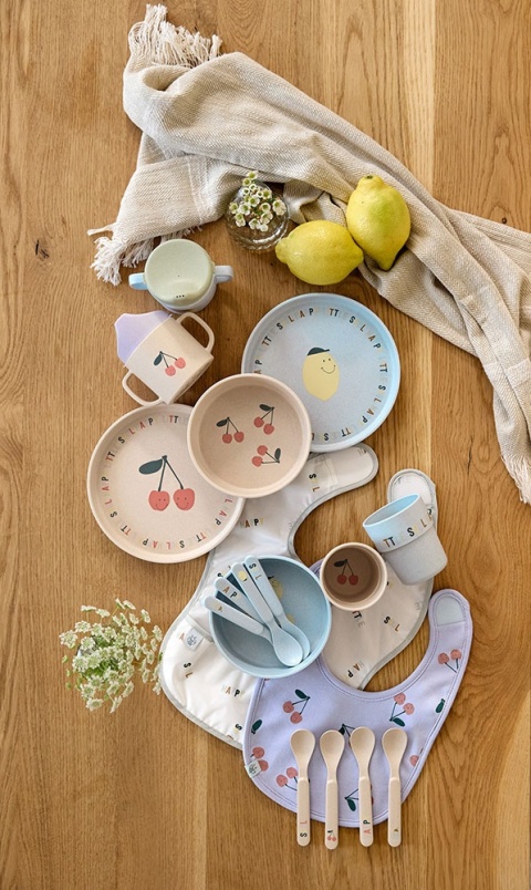 Lassig Komplet naczyń dla dzieci Happy Fruits Cherry