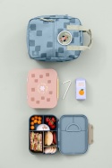 Lassig Lunchbox Bento z przegródkami Pattern Party Blue/green
