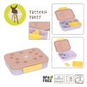Lassig Lunchbox Bento z przegródkami Pattern Party Rose/lilac