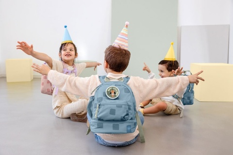 Lassig Plecak mini Pattern Party Blue