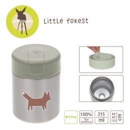 Lassig Pojemnik - termos obiadowy 315 ml Little Forest Lisek
