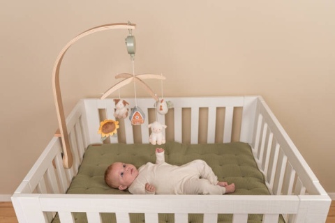 Little Dutch Karuzela do łóżeczka drewniana Little Farm