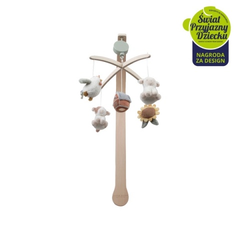 Little Dutch Karuzela do łóżeczka drewniana Little Farm