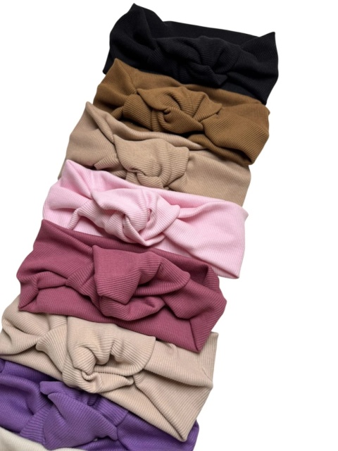 Opaska TWISTBAND z dzianiny prążkowanej LaBambino