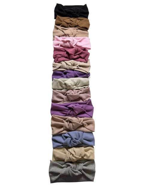 Opaska TWISTBAND z dzianiny prążkowanej LaBambino