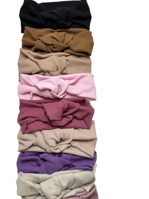 Opaska TWISTBAND z dzianiny prążkowanej LaBambino