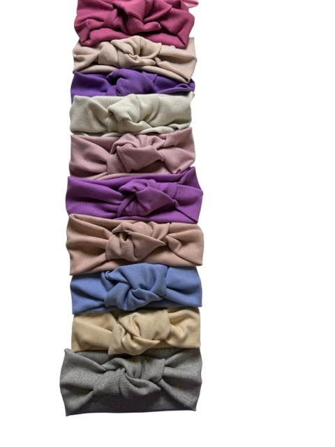 Opaska TWISTBAND z dzianiny prążkowanej LaBambino