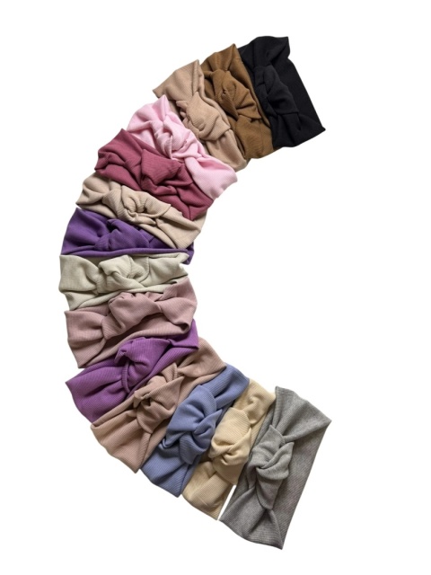 Opaska TWISTBAND z dzianiny prążkowanej LaBambino