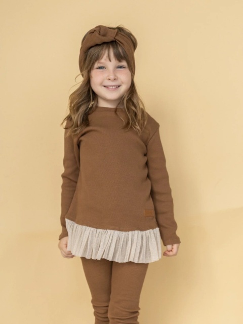 Opaska TWISTBAND z dzianiny prążkowanej LaBambino