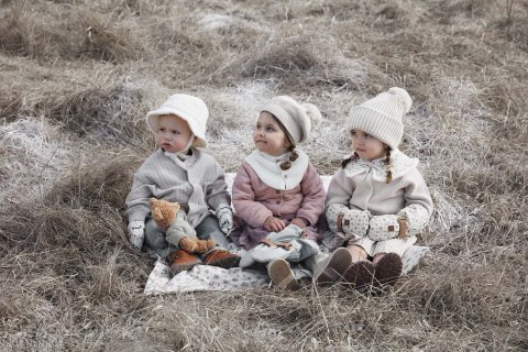 Elodie Details - Beret - Creamy White 6-12 m-cy