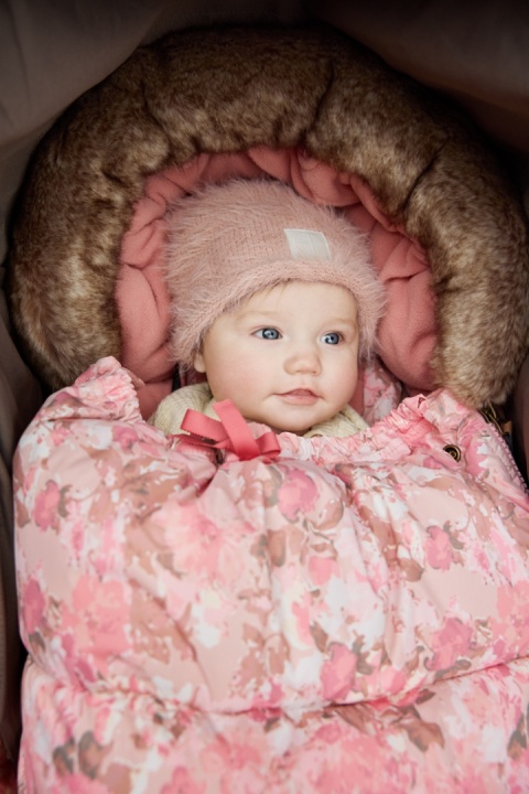 Elodie Details - Czapka Furry Knit - Powder Pink