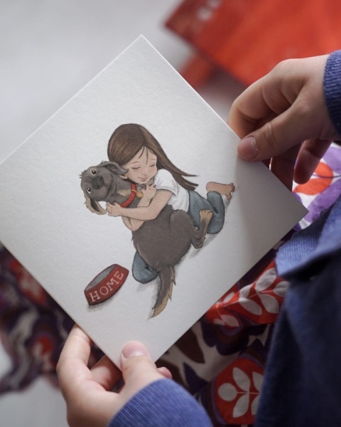 HI LITTLE PIESKIE ŻYCIE - KARTKA DLA MIŁOŚNIKÓW PIESKÓW | HI LITTLE