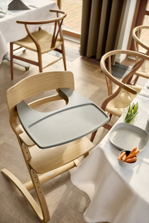 LEANDER - tacka do krzesełka do karmienia CLASSIC™, szara