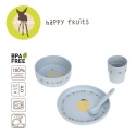 Lassig Komplet naczyń dla dzieci Happy Fruits Lemon