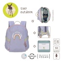 Lassig Plecak mini Tiny Outdoor Rainbow pastel lilac