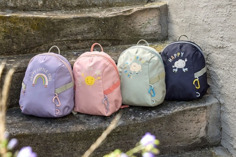 Lassig Plecak mini Tiny Outdoor Rainbow pastel lilac