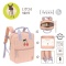 Lassig Plecak mini kwadratowy Little Gang Cherry peach