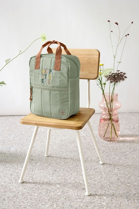 Lassig Plecak mini kwadratowy Little Gang Light khaki