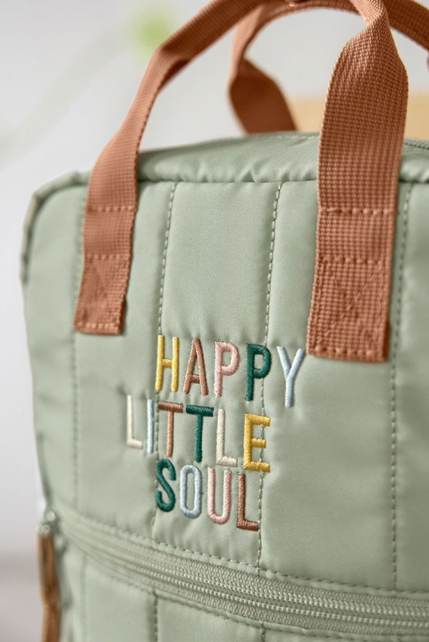 Lassig Plecak mini kwadratowy Little Gang Light khaki