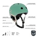 SCOOTANDRIDE Kask XXS-S dla dzieci 1-5 lat Forest