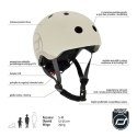 SCOOTANDRIDE Kask S-M dla dzieci 3+ Ash