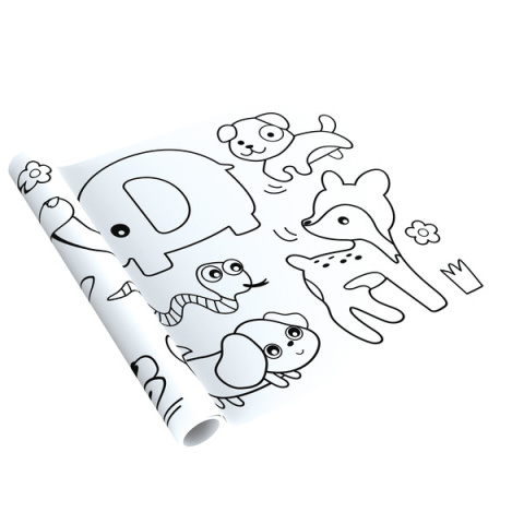 mierEdu Gigantyczna kolorowanka w rolce - Zwierzęta