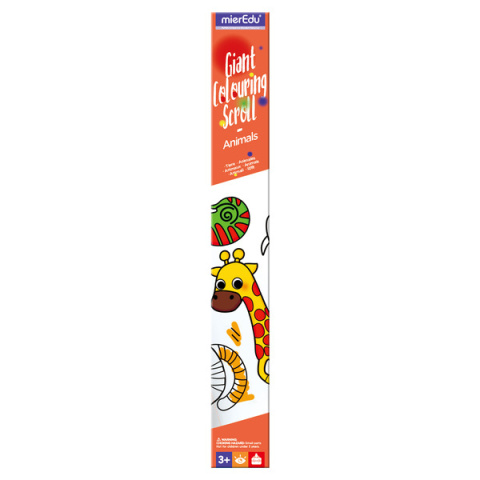 mierEdu Gigantyczna kolorowanka w rolce - Zwierzęta