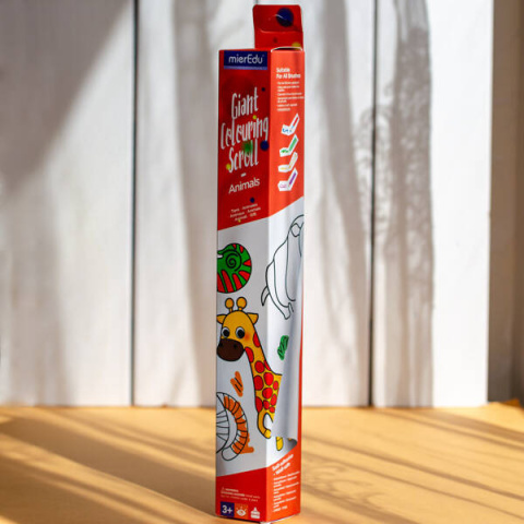 mierEdu Gigantyczna kolorowanka w rolce - Zwierzęta