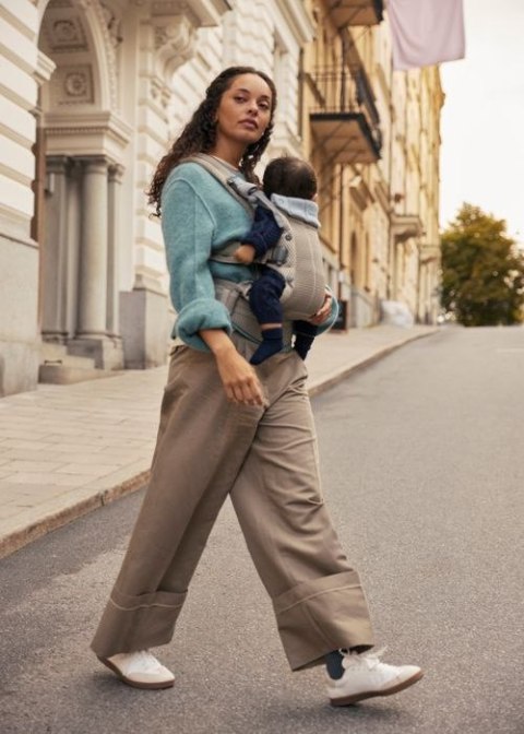 BABYBJORN - nosidełko Harmony 3D Mesh, Szary Beż