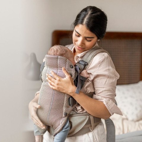 BABYBJORN - nosidełko Harmony 3D Mesh, Szary Beż