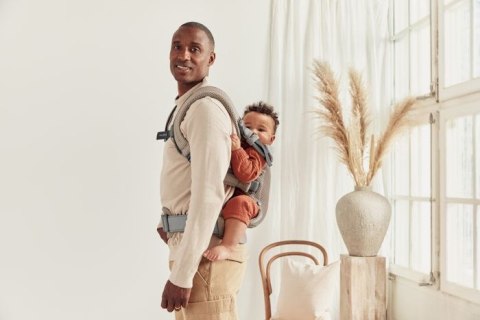 BABYBJORN - nosidełko Harmony 3D Mesh, Szary Beż