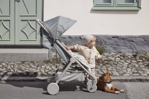 Elodie Details - wózek spacerowy MONDO - Pebble Green + pałąk do wózka - ZESTAW