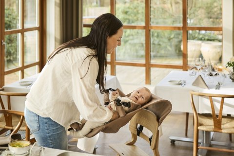 LEANDER - Newborn Set do krzesełka do karmienia Louie™ i Classic™, Mocca