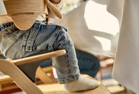 LEANDER - krzesełko do karmienia Louie™, dąb, naturalne