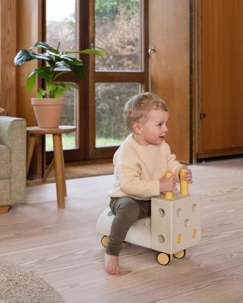 MODU Curiosity set - Kreatywne klocki rozwijające motorykę dużą, Sand Grey / Honey Yellow