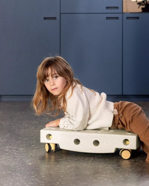 MODU Curiosity set - Kreatywne klocki rozwijające motorykę dużą, Sand Grey / Honey Yellow