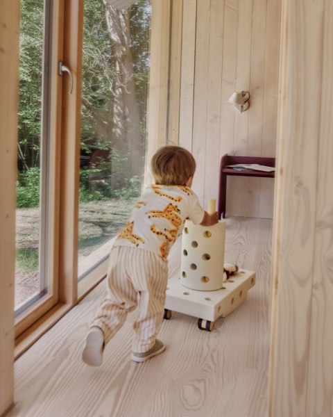 MODU Curiosity set - Kreatywne klocki rozwijające motorykę dużą, Sand Grey / Honey Yellow