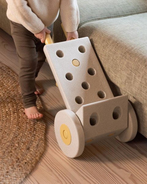 MODU - zestaw 4 piankowych kół, Sand Grey / Honey Yellow