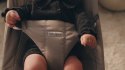 BABYBJORN - leżaczek BALANCE SOFT WOVEN/JERSEY Tri Fabric, Piaskowoszary