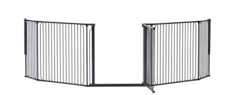 BabyDan - Bramka ochronna zewnętrzna Carl Wide XX, czarna