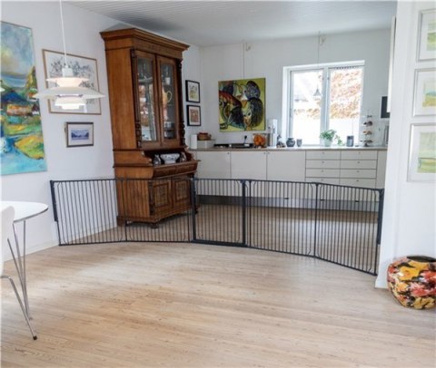 BabyDan - Bramka ochronna zewnętrzna Carl Wide XXX, czarna