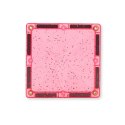 Cleverclixx - Klocki magnetyczne Glitter Tiles Pack Transparent / Pink - 16 el.