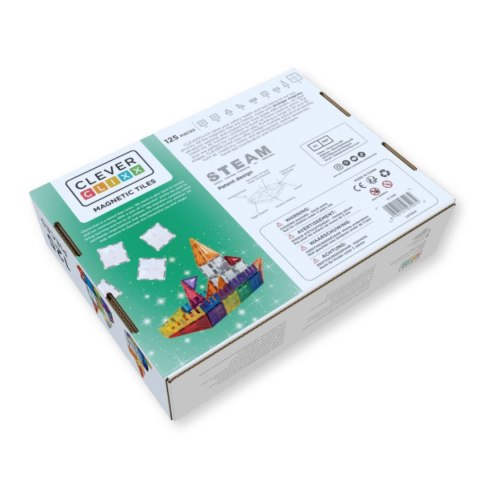 Cleverclixx - Klocki magnetyczne Inventive Pack Intense 110 el. + 15 el. gratis