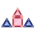 Cleverclixx - Klocki magnetyczne Mini Tiles Pack Pastel 28 el.