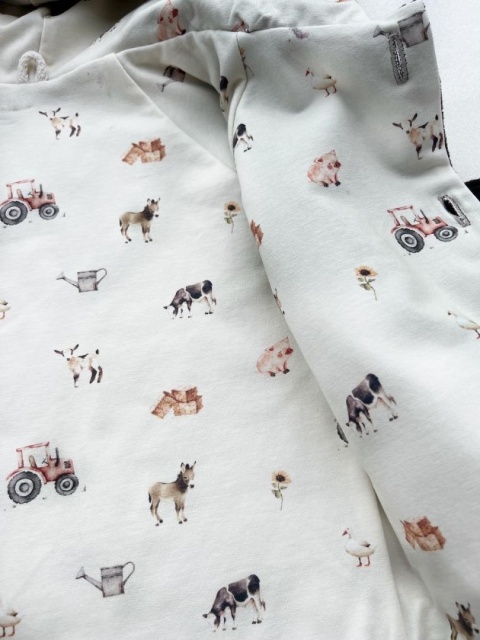 Kaki Komplet kurtka i spodnie sztruks - beż lub czekolada