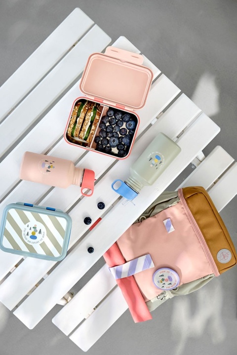 Lassig Lunchbox ze stali nierdzewnej Sunny Explorer rose/pink