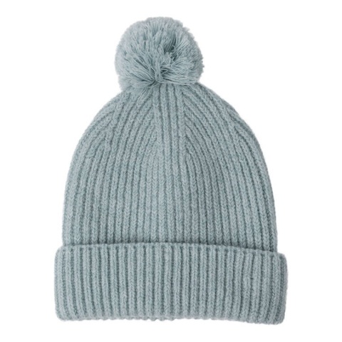 Lodger Czapeczka z wełny merino 100% miętowa Silk